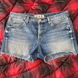 AMO tomboy crop Jean shorts